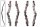 OAK RIDGE BRYON RECURVE RISER ALU ILF-FITTING 21"