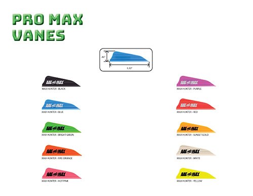 AAE VANES PRO MAX  - SHIELD 100er Pack Weiss