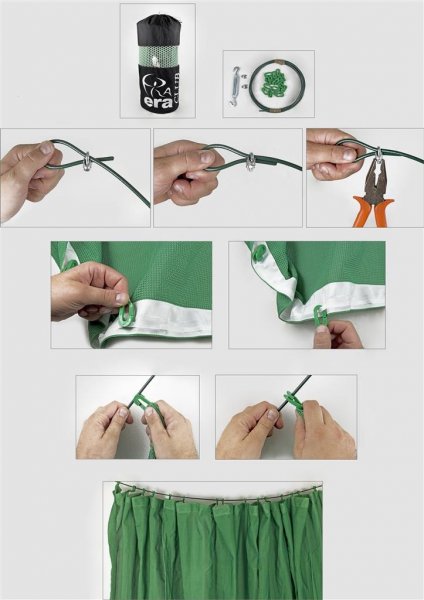 ERA PFEILFANGNETZ CLUB GRÜN 3 MTR HOCH