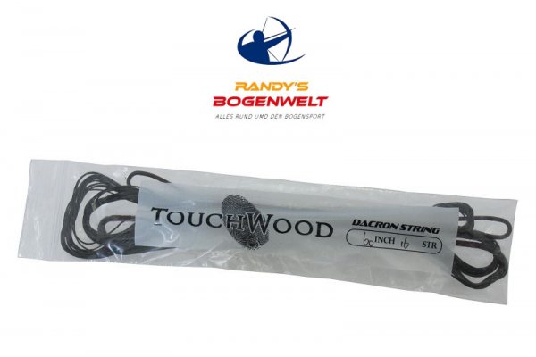 TOUCHWOOD RECURVESEHNE DACRON SCHWARZ - 16 STRANG 68" / 16