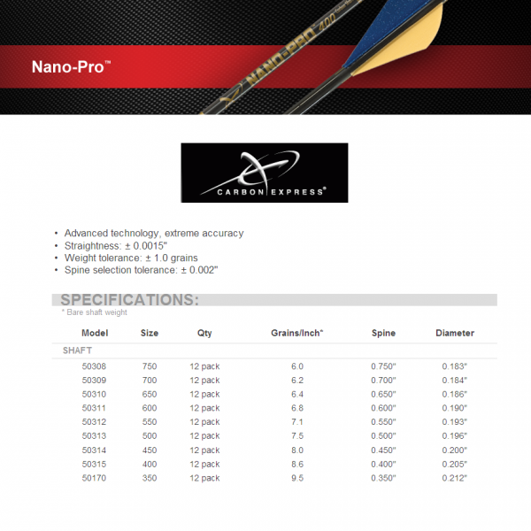 CARBON EXPRESS CARBONSCHAFT NANO-PRO