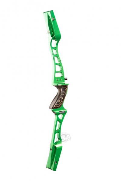 KINETIC MITTELSTÜCK ZIVIO RECURVE RISER ILF ANODIZED 25" LH_Grün anodisiert