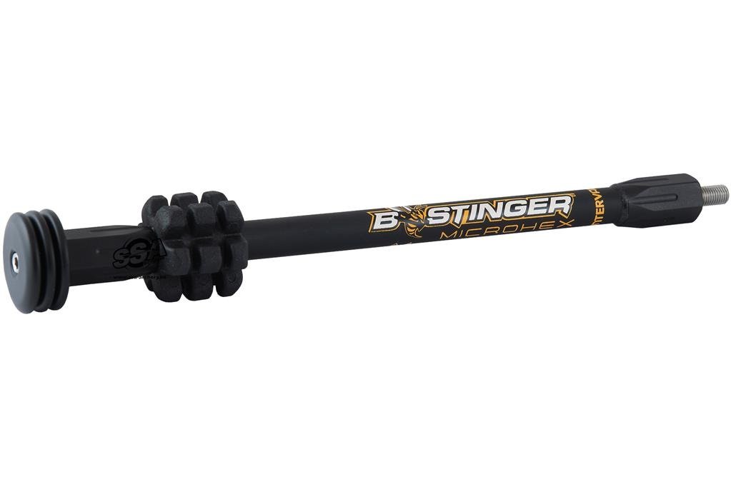 BSTINGER STABILIZER MICROHEX 10" BLACK, 10 OZ WEIGHTS, 79,90