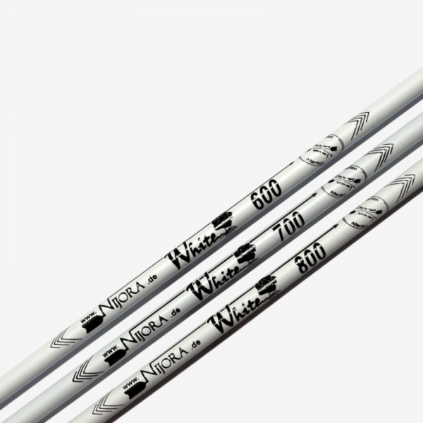 Nijora Carbonschaft Color Line Weiss ( ID 6,2mm  .244" ) 500
