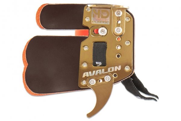 AVALON ANKERTAB CLASSIC OLYMPIC RECURVE HD BRASS  - PRIME LEATHER RH-L