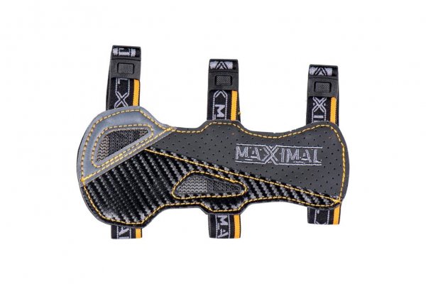 MAXIMAL ARMGUARDS 17CM  3 FASTENERS BLACK