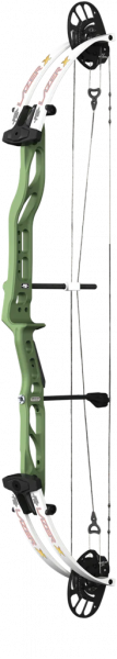 PSE COMPOUNDBOGEN LAZER  X,  NF CAM, ROTATING MODULES RH 40 lbs Green