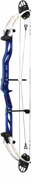 PSE COMPOUNDBOGEN LAZER  X,  NF CAM, ROTATING MODULES RH 50 lbs Navy Blau
