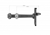 Shibuya Visier Carbon Ultima RC Pro G2 520-9 Single Mount Recurve Visier