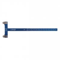 WNS CHECKER / BOW SQUARE ALU ANODISIERT INCHES & CM