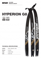 WINNERS SF LINE HYPERION G8 LIMBS CARBON FOAM