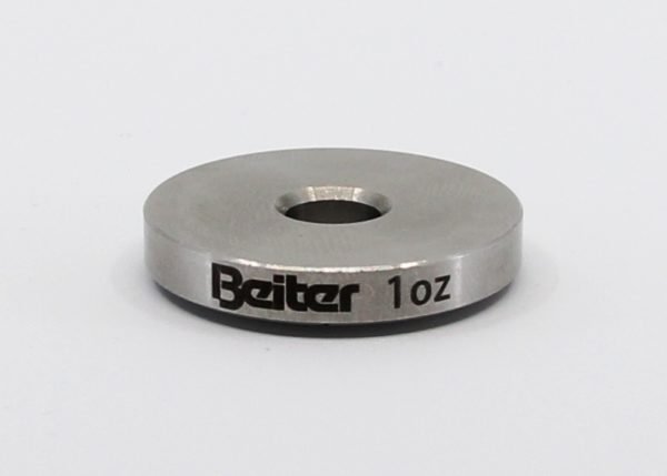 Beiter V-BOX, Gewichtscheiben 1oz., 5mm, 4er Satz