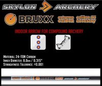 SKYLON FERTIGPFEIL CARBON 3K BRUXX 23 12/PK